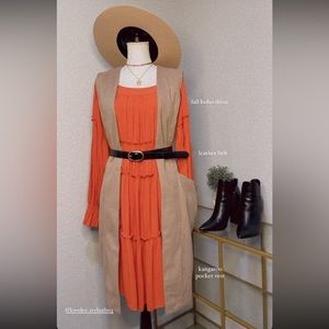 Listicle Brand New Boho Tiered Dress